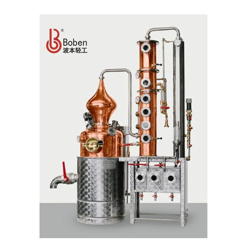 Whisky distillation machine copper distillation equipment alembic pot still distillery equipment moonshine