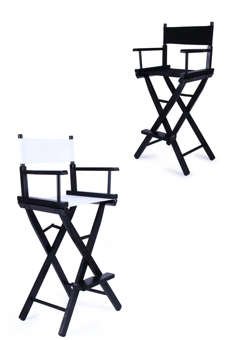 Высококачественные и самые дешевые деревянные складные стулья режиссера HE-392, высокие стулья режиссера с подставкой для ног могут быть изготовлены по индивидуальному заказу