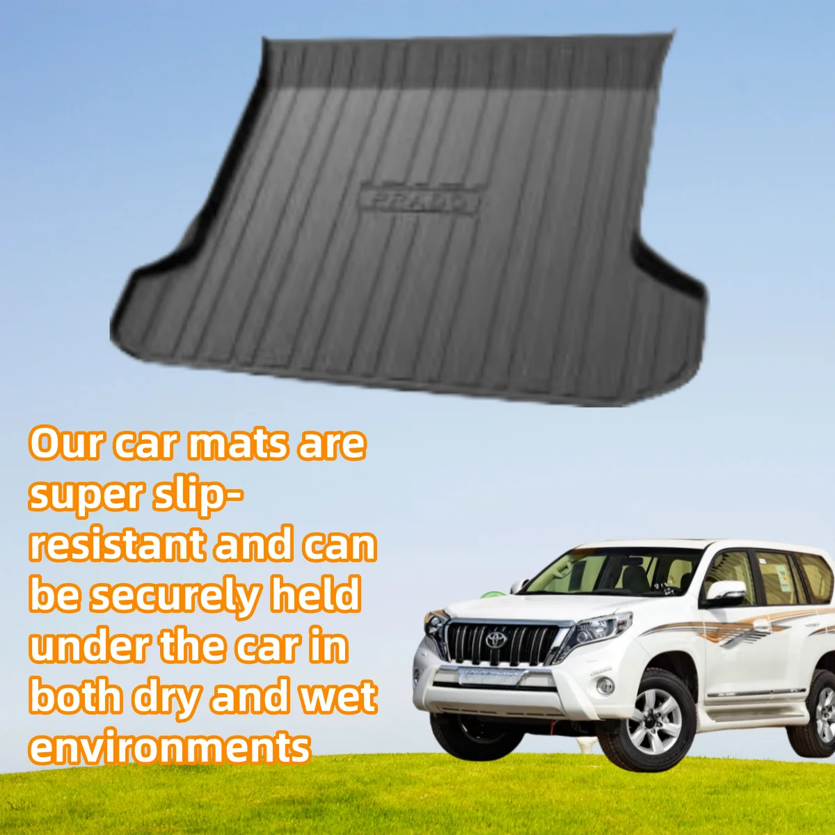 Suitable for TOYOTA PRADO 2010-2017 Back pad  with all-weather protection Back pad