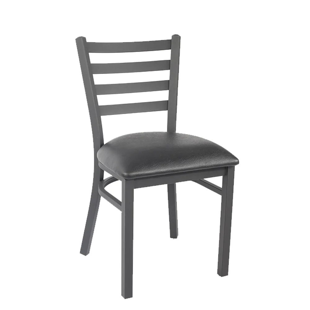 Cheap Square Laminate Table with Ladder Back Metal Chairs and Mesas E Cadeiras Usadas Para Restaurante