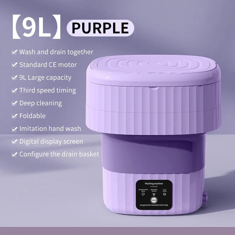 DP4 China Small washing machine foldable socks underwear household portable washing machine fully automatic washing machine