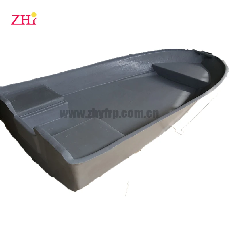Fiberglass offshore fishing boat 3 person family use rowing boats for sale