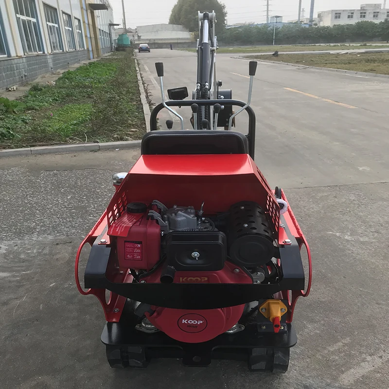 Family multi-functional crawler type small excavator diesel power backhoe type small hook machine