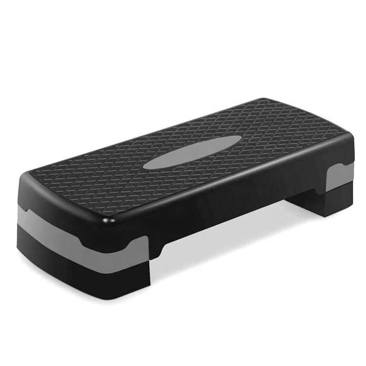 Hot Sale Exercise Rhythmic Aerobic Step Aerobic Stepper Black Body Building Universal 100 Sets Can Be Customized Logo CN;JIA