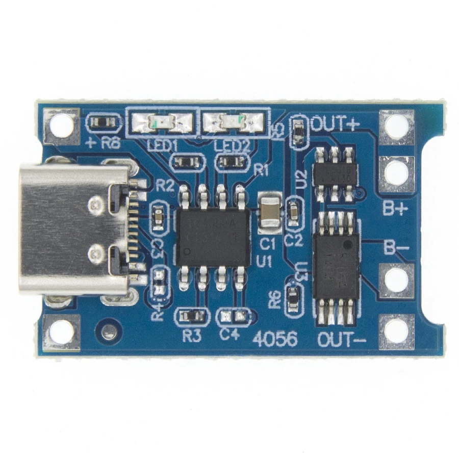 ZJI TP4056 двухканальная видеокамера с защитой функции 5V 1A Micro USB 18650 литиевая батарея зарядная плата для