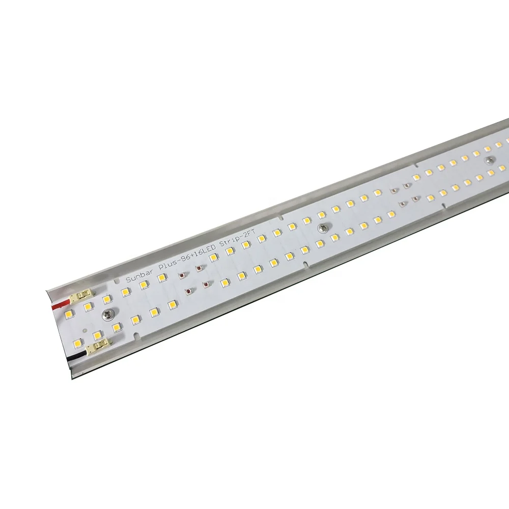 2 фута 60 ВАТТ Sunlike Samsung полный спектр Квантовая Панель Светодиодный светильник LM301B LM301H и темно-красный 660 нм для полного цикла