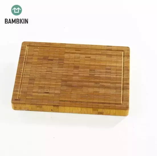 BAMBKIN kitchen kitchenware  square custom large  thick organic bamboo chopping board