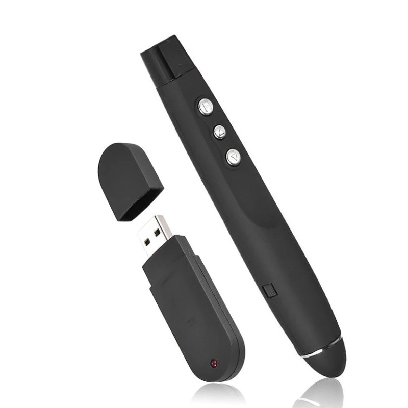 Red Laser Pointer Pen Office Presentation Products Wireless Presenter Lazer for PPT Meeting Teaching Clicker