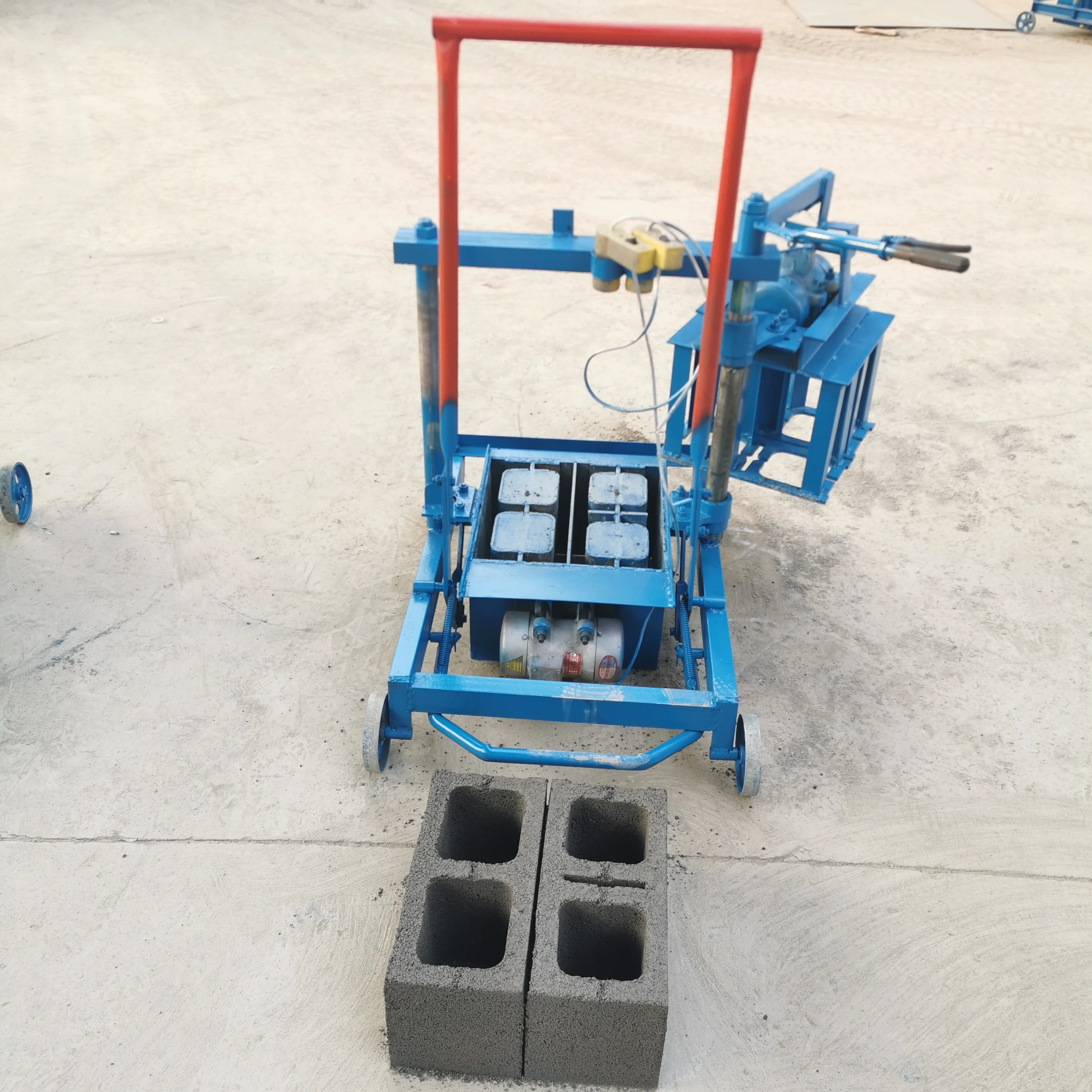 Mini brick making machine concrete block paver machine hollow block machinery