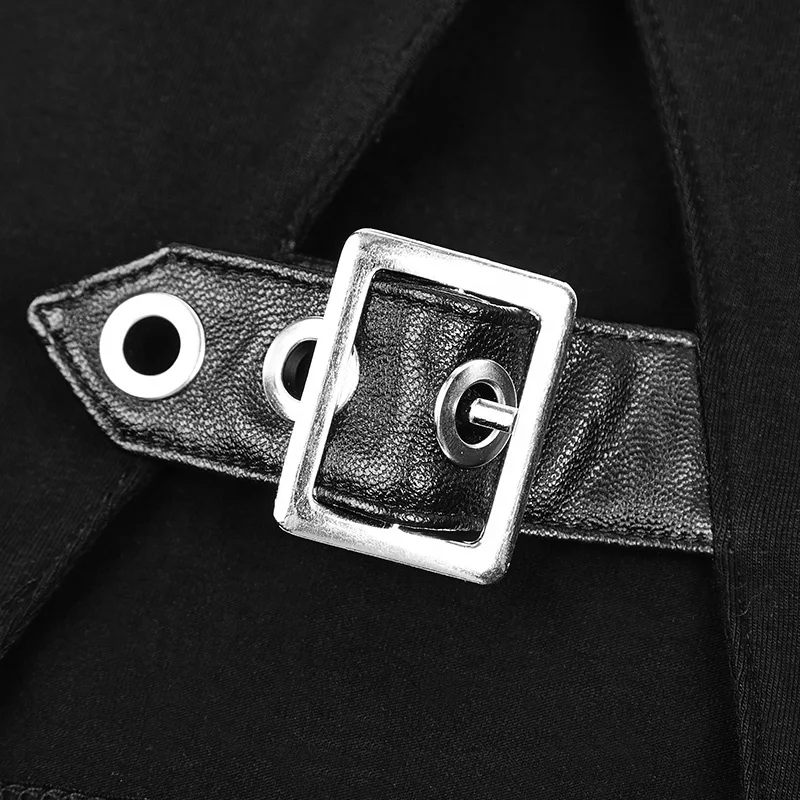 PUNK RAVE Latest Women Gothic Fancy Tight Sexy Strapless Dress OPQ-304 With Moon Pattern And Long Sleeve Dress