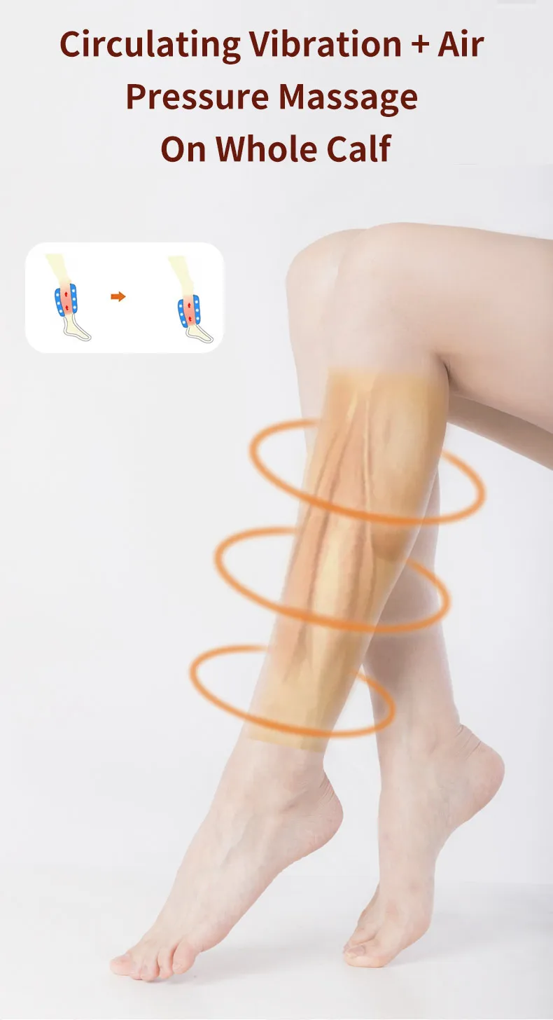 Wireless Heating Air Compression Calf Leg Massager