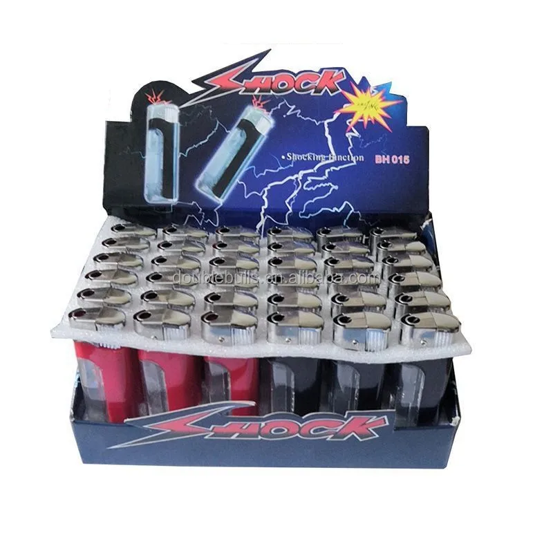 Electric Shock Lighter Tricky Toys Shake Hands To Frighten Stress Relief Toys Fun Tricky Props Halloween Scare Prank Gift