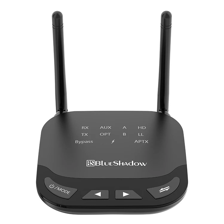 New Arrival Hifi Sound Quality Low Latency 2 In 1V 5.0 BT  Stereo Adapter Audio Transmitter Receiver