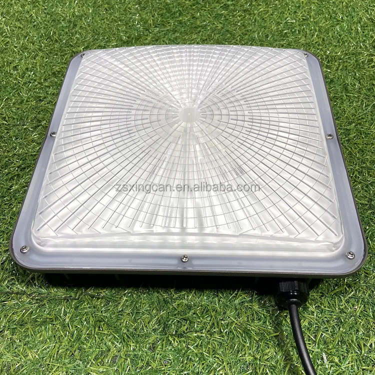 Новый Модернизированный уличный 40W60W80W100W120W IP65 водонепроницаемый навес для гаражной заправочной станции светодиодные лампы навеса