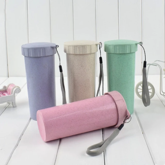  Бесплатный образец экологически чистые кофейные чашки хорошего качества с индивидуальным логотипом многоразовая кружка для воды из пшеничной соломы молока портативная