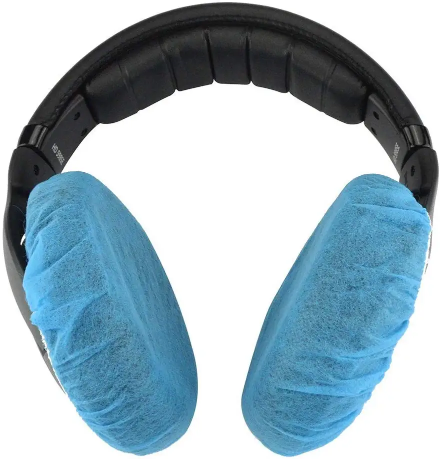 Disposable Earphone Cover Non Woven Headphone Cover Anti Dust Headset Cover