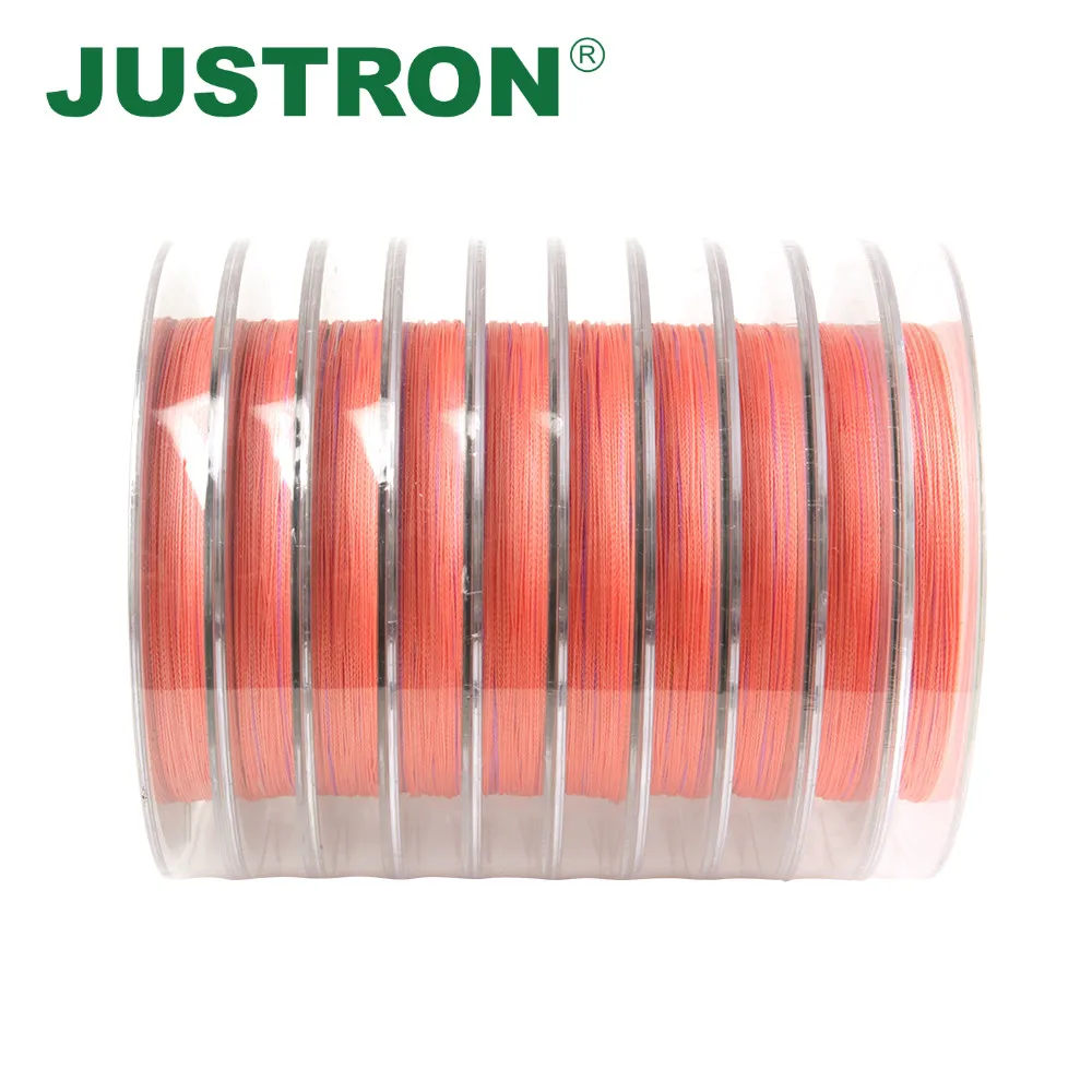 Justron fishing line original x8 braind Connected spool japan floating fishing  line