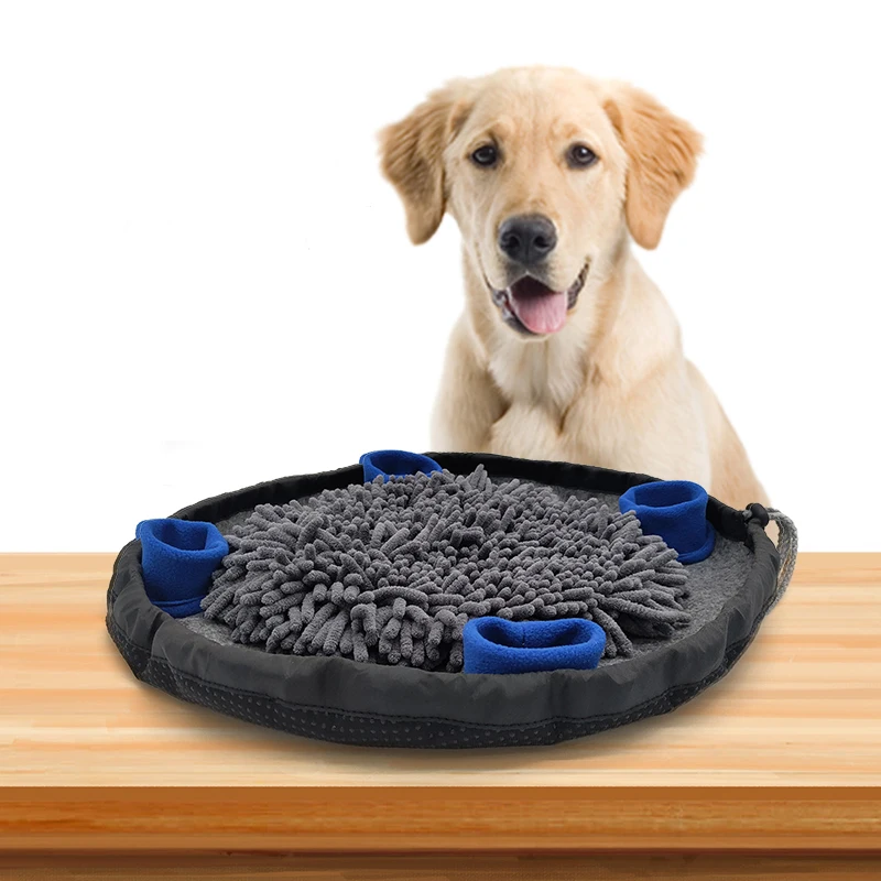 New Design  Washable Training Feeding Foraging Blanket Storage Dog Snuffle Rug Anti-slip Durable Pet Snuffle Mat