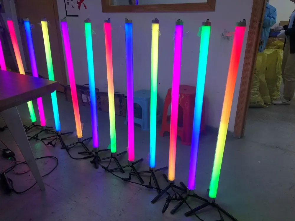 Программируемая светодиодная Пиксельная световая балка rgb 24 В постоянного тока 360 Световая трубка для сцены клуба и танцевальной