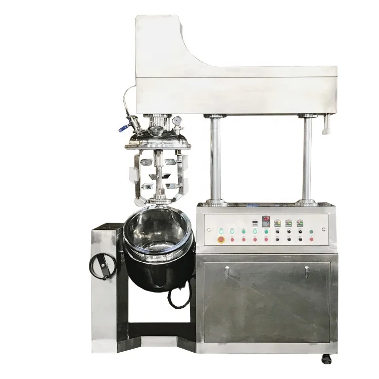 Hot Sale cosmetics lotion cream vacuum emulsifying mixer ointment homogenizer mixing machinery