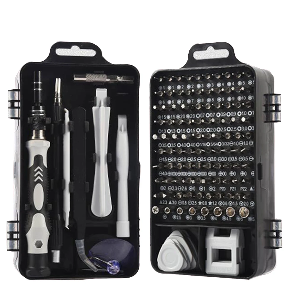 115 in 1 Precision Screwdriver Sets Four Color Magnetic Repair for Mobile Repair Hand Tools Kits