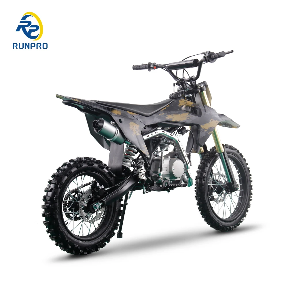2024 New 125cc 140cc 190cc Electric Dirt Bike Motorcycle 4 Stroke Motocross Disc Brake F/R Chain Drive Electric Start Kick Sale