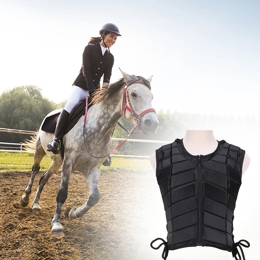 EVA Padded Outdoor Body Protective Adult Sports Armor Equestrian Accessory Children Horse Riding Safety Vest