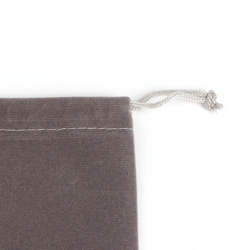 Stock Red Assorted 9 Colors 7*9CM Watch Jewelry Wrapped Velvet Drawstring Pouch Bags