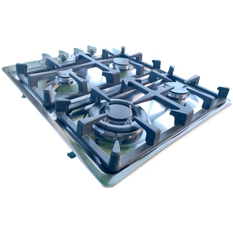 Custom brand professional cooktop countertop burner 4 gas burners free standing gas cooker