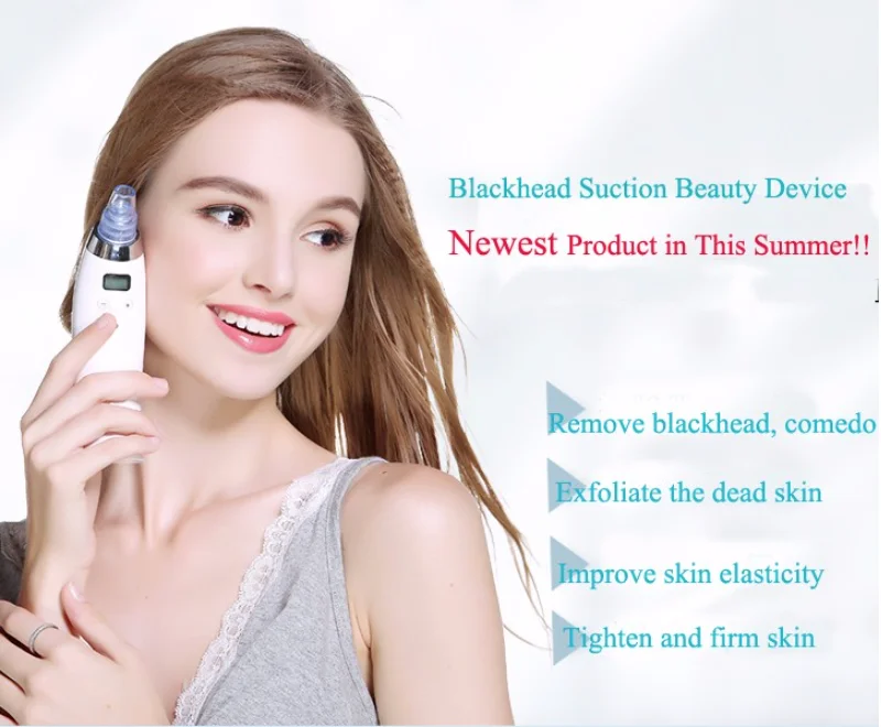 beauty device Acne removal kit electric facial blackhead remover pore deep cleaner Blackhead Vacuum suction
