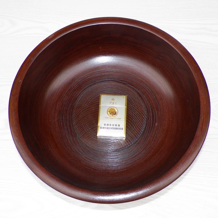 Высококачественная цельная деревянная прочная и Красивая небольшая моющаяся раковина из натурального дерева