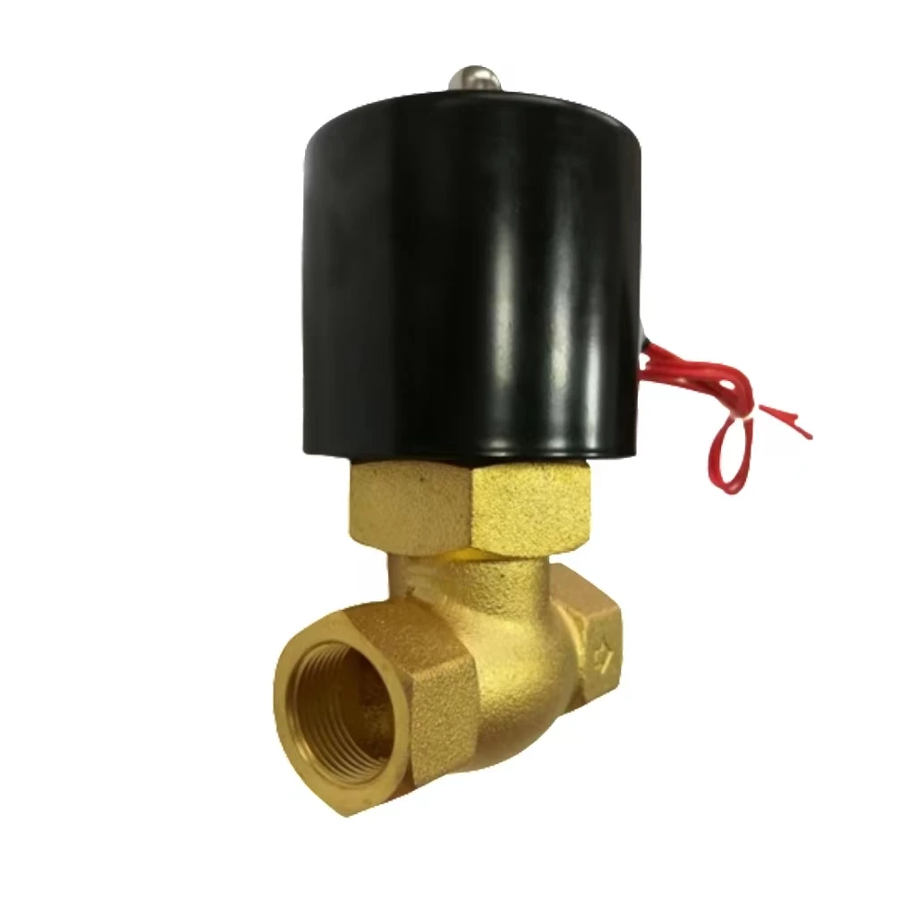 24V 240V 3/8 Inch Electromagnetic Solenoid Valve High Temperature Diaphragm Structure Water & Oil Shut-Off for General Use
