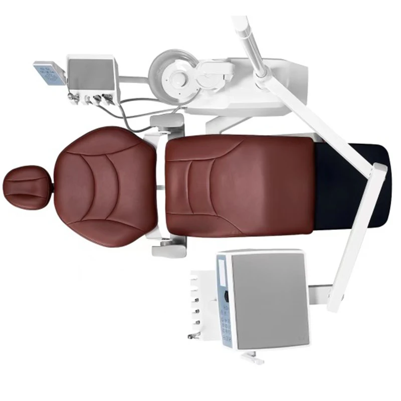 Hot Selling Dental Equipment Unique Backrest Design Dental Chair Integral Portable Dental Unit Full Set