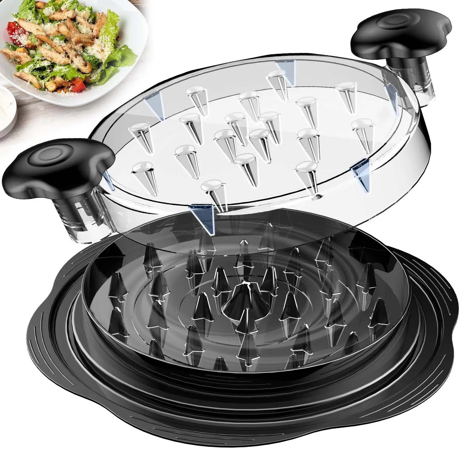 Противоскользящая полоска BPA инструмент для измельчения мяса куриной грудки