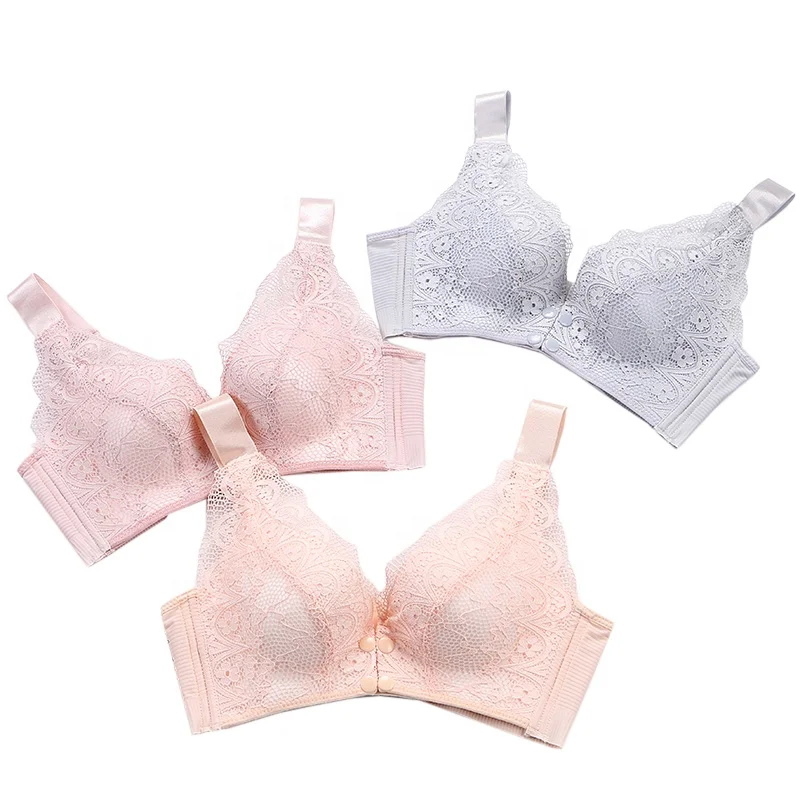 Cotton Bralette Women Breastfeeding Front Closure Postpartum Feeding pregnancy Nursing Bra maternity wholesale