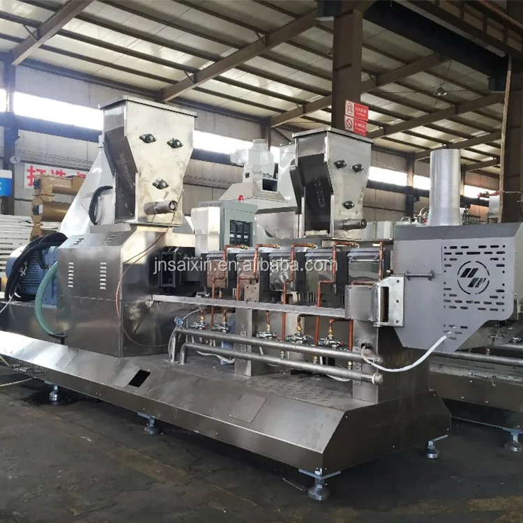 High production customized cereal soybean corn starch soya chunks extruder machine
