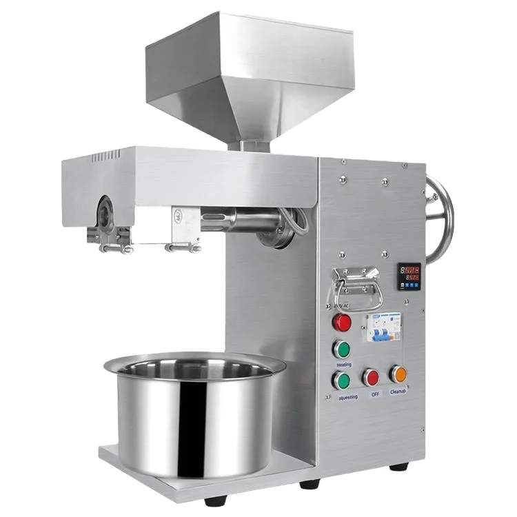 MJ T81 Mini Commercial Oil Making Machine Cold Press Coconut Cocoa Almond Walnut Seeds Screw Oil Press Machine