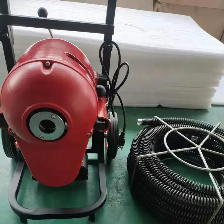 Commercial Use Hand-Pushing Vertical Pipe Drain Cleaner Machine