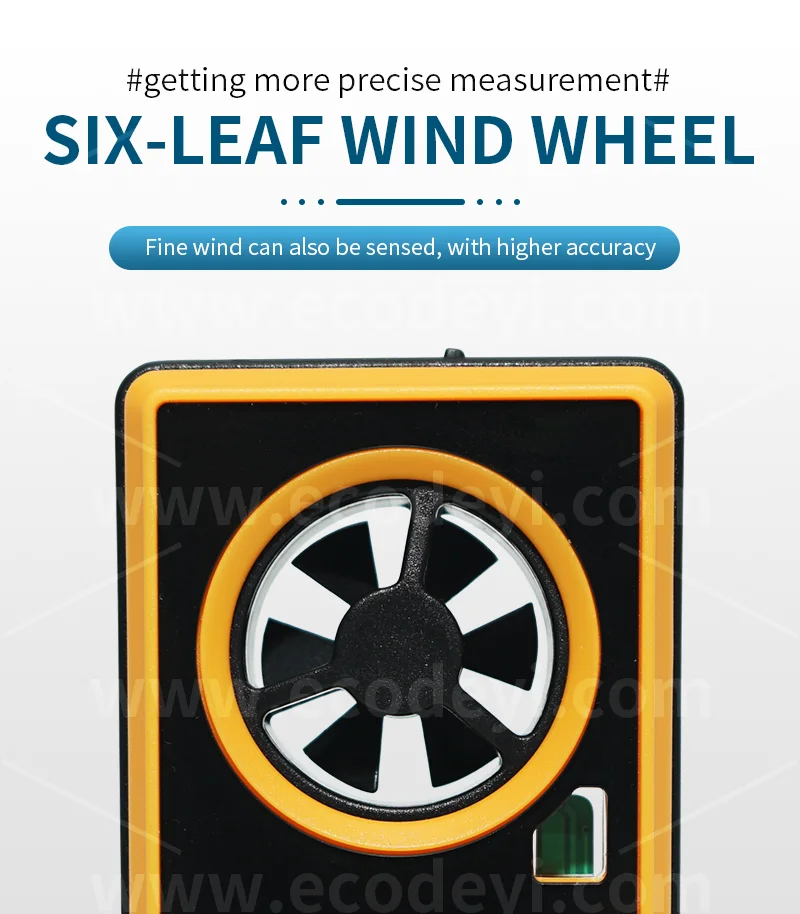 Speed Sensor Meter Handheld For Vane Cup Digital Wireless Turbine Smart Crane Direction Logger And Hvac Cranes Wind Anemometer