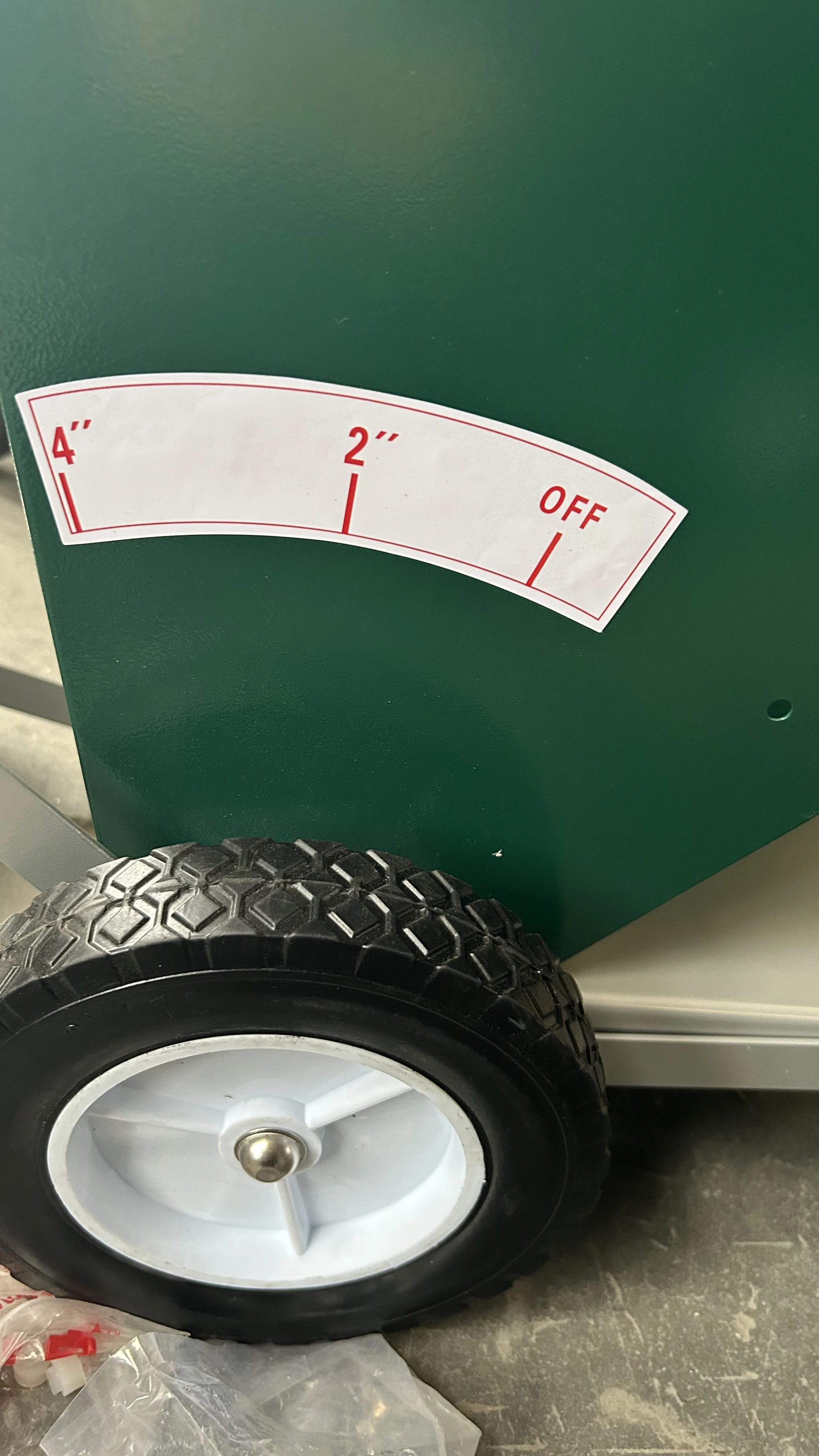 HOT Durability Blue 2-wheel 65lb capacity Dry Line Marker