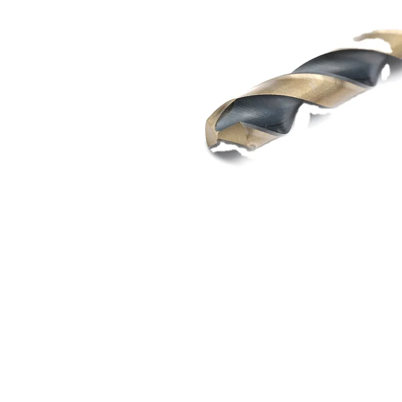 Din 388 Hss Straight Shank Twist Drill Bit With Black And Gold