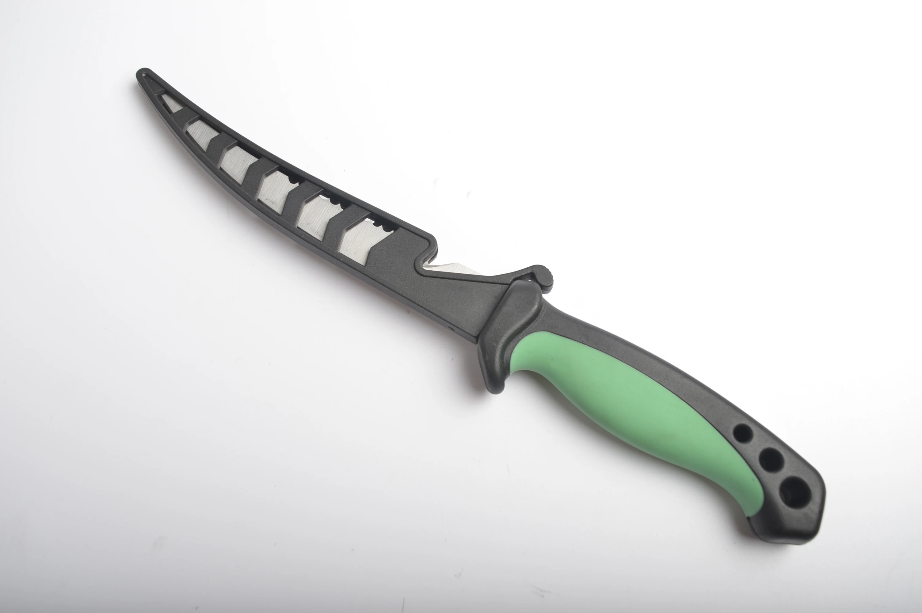 Hot Sale Soft Rubber Handle Fishing Knife Fishing Scale Brush Fishing Fillet Knife Customized Design Oem