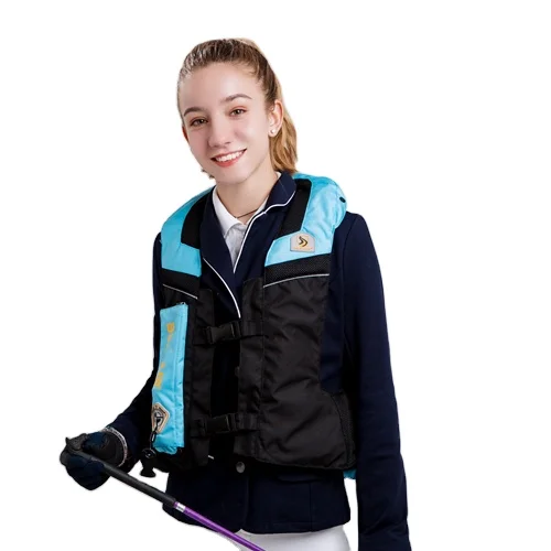 Thick TPU Airbag Equipped Horse Riding Airbag Vest Reflective Protection Jacket