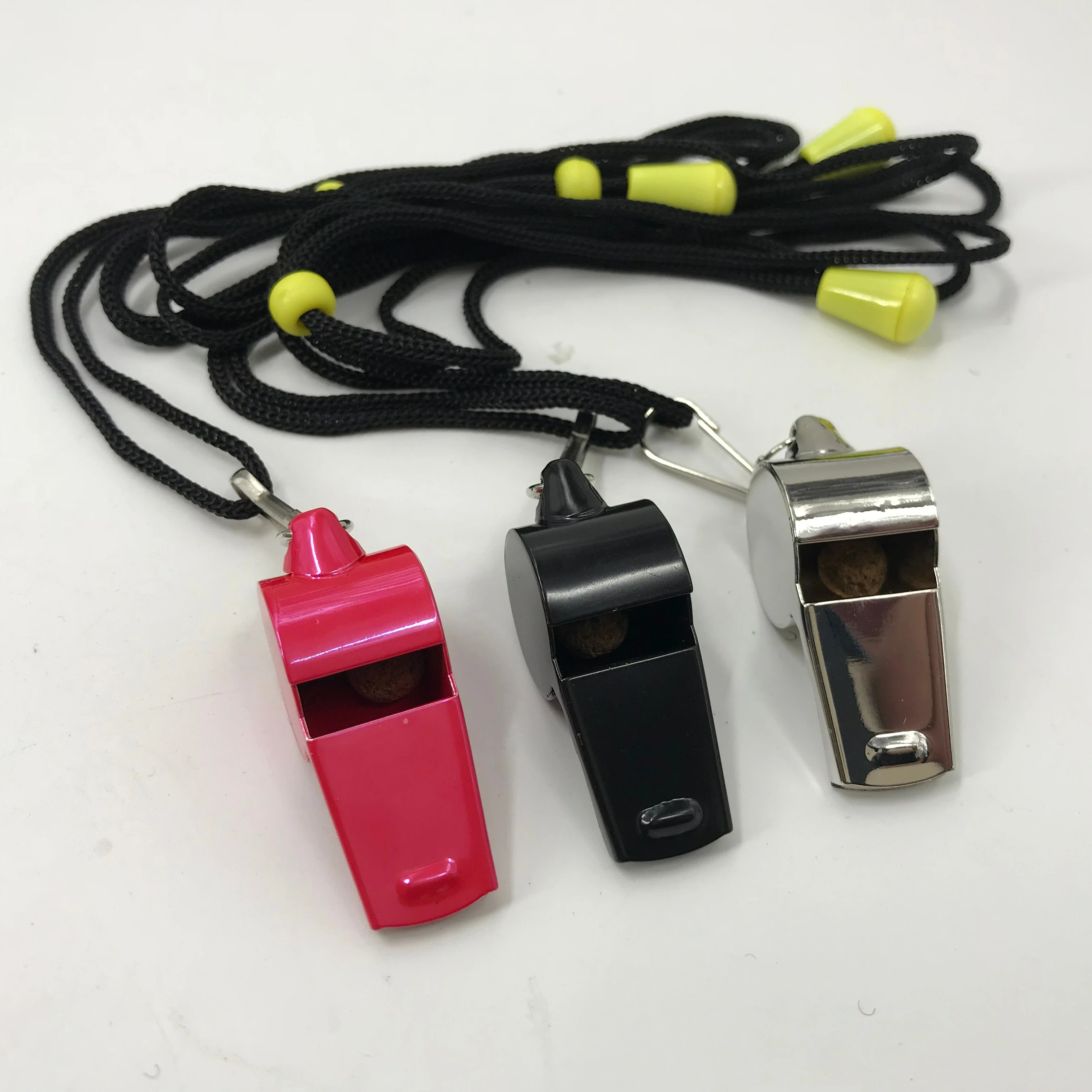 3D MAX Extra Loud Whistle with Lanyard Metal Sports Whistle Stainless Steel Whistle for referees