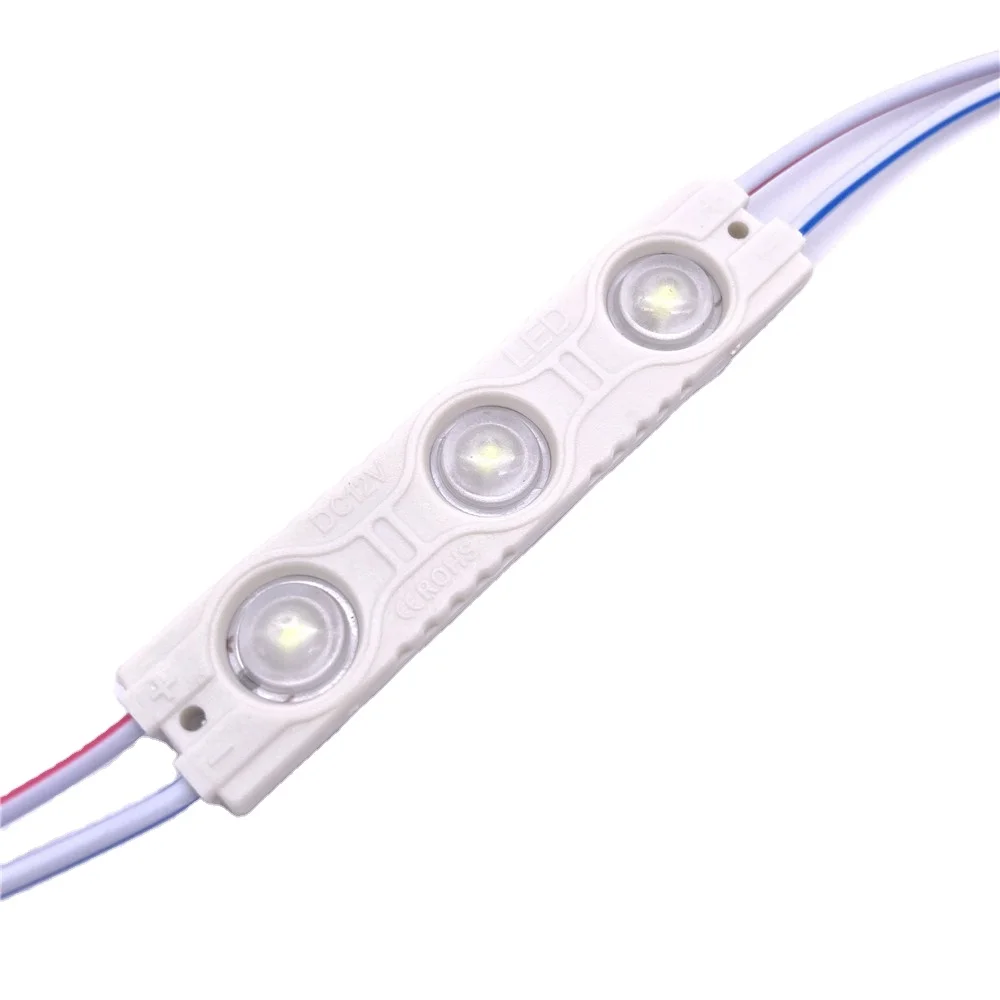 6113 8218 3 dot leds 12v modulo 5730 2835 with lens led module 1.5w modulos led For Sign board Channel Letter
