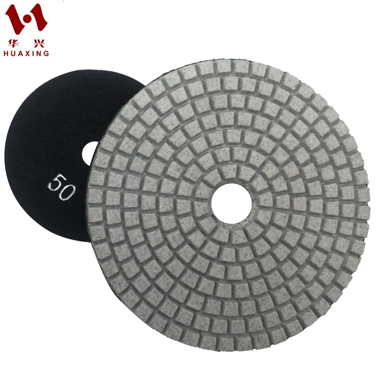 4 Inch 100mm Grinding Disc Diamond Wet  Polishing Pads for Marble Granite Stone Tile Quartz