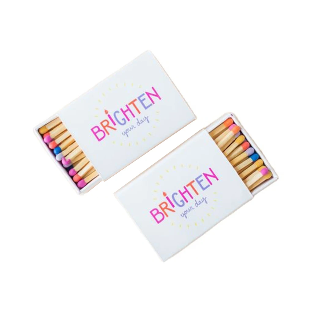 High Quality Black Stick Custom small Box Safety Matches For Candle