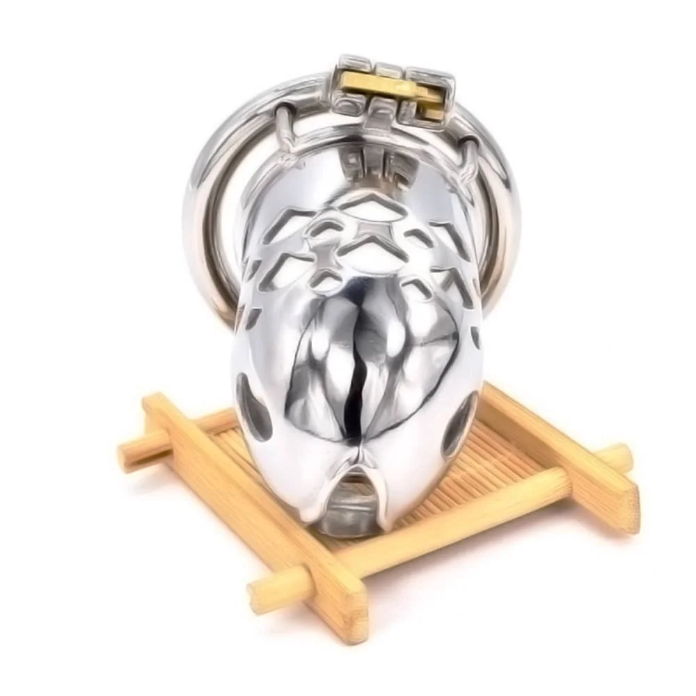 YOCY Fish Mouth Style Stainless Steel Male Chastity Device Cage Bandage Chastity Belt,Sissy chastity cage,chastity cage steel