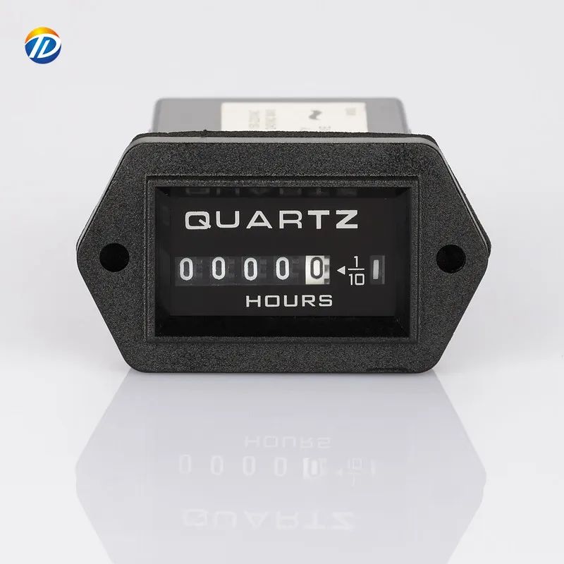 Good quality SYS DC 12V 24v 36v AC 220v Quartz digital hour meter Mechanical Engine Generator hour meter counter