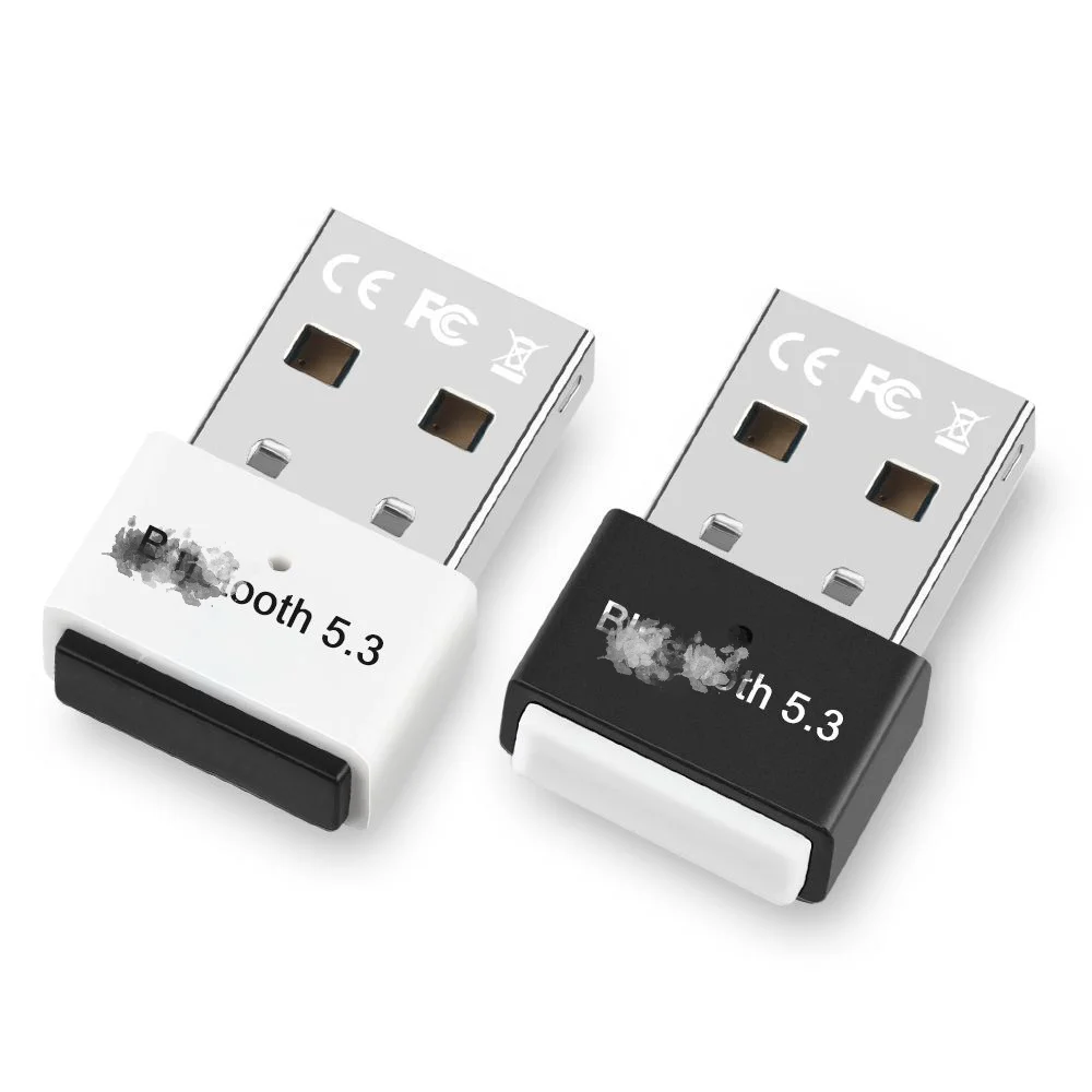 Multi color USB BT 5.3 Adapter for PC, Plug & Play BT BLE Dongle Receiver & Transmitter Supports Windows 11/10/8.1/7